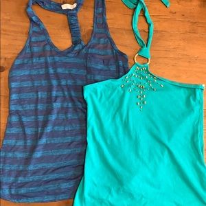 Halter and racer back tops